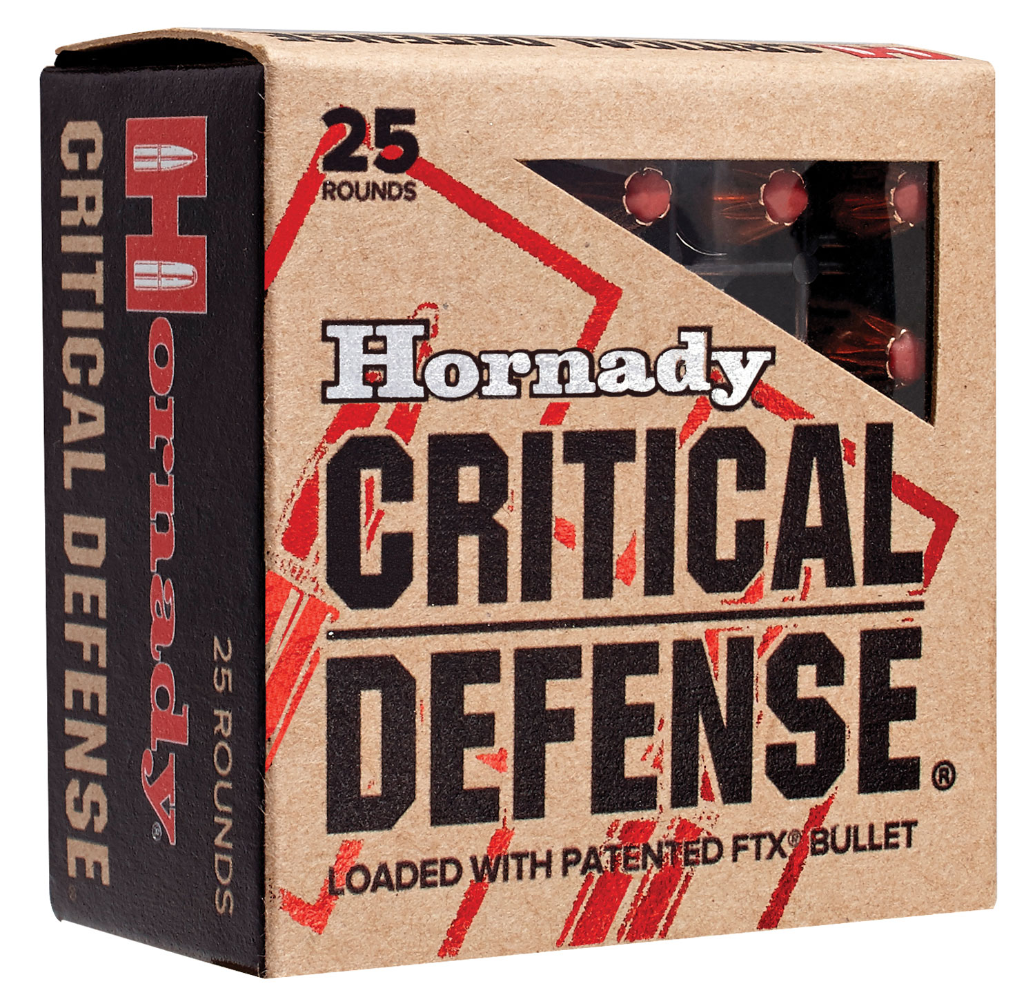 Hornady Critical Defense .45 Long Colt 185 gr FTX ammunition box and cartridges