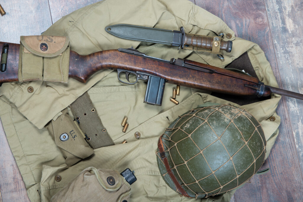 a world war two military american equipment