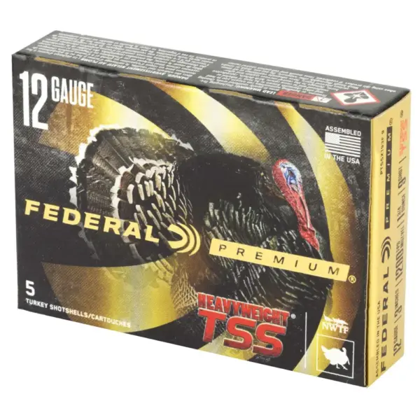 Federal Premium Heavyweight TSS 12ga 3in 1-3/4 oz #9 shot cartridge