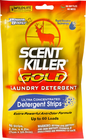 WR SCENT KILLER GOLD LAUNDRY DETERGENT STRIPS
