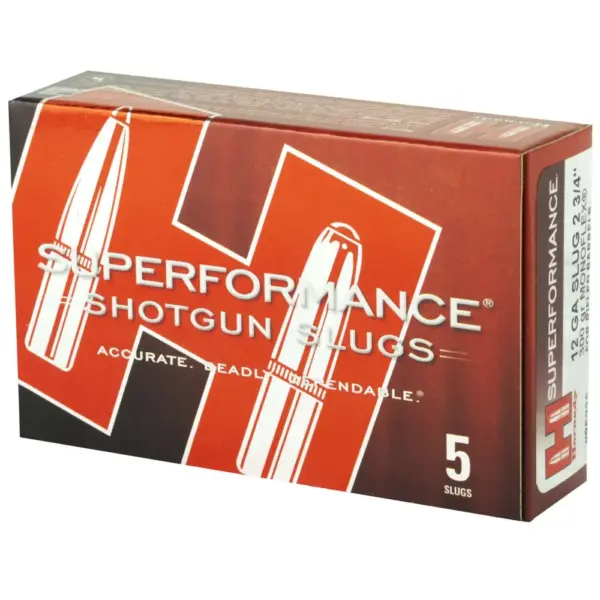 HORNADY SUPERFORMANCE 12G 300G SLUG 5RD BX 100RD CASE