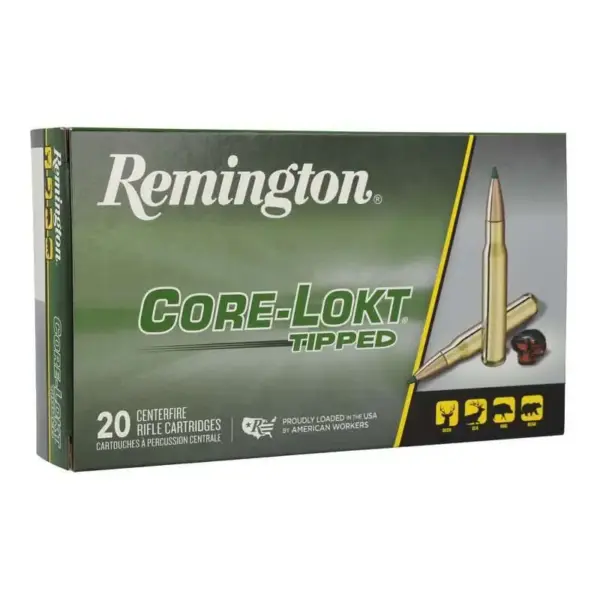 REMINGTON RT243WA 243 WIN 95GR CORE-LOKT TIPPED 20 RD/BX 10 BX/CS
