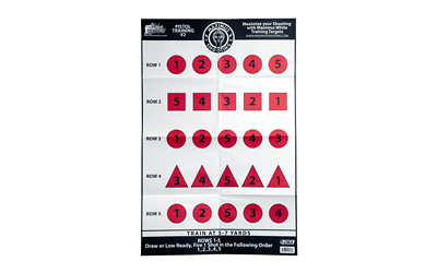 PROSHOT MXM WHITE PISTOL TRNG 6PK