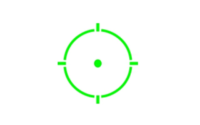 H-SUN 507C X3 GRN OPEN PSTL 2MOA DOT