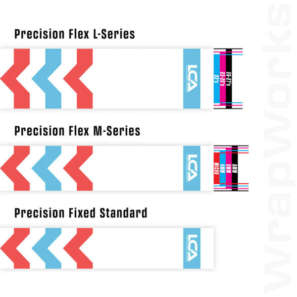 Last Chance WrapWorks Velocity Chevron   Salmon/Blue Precision Flex M-Series