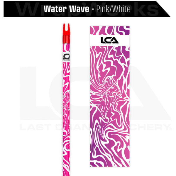 Last Chance WrapWorks Water Wave   Pink/White Precision Flex L-Series