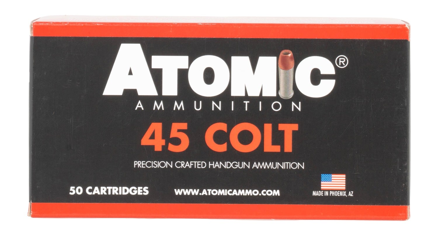 ATOMIC 00488 45COLT 45LC 250G HP 50/10 - Firearms Direct Club