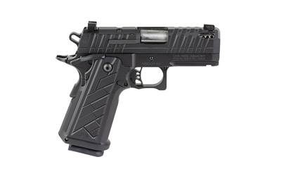 LFA APOLLO 11 9MM BLK 18RD SUB COMP 3.35" Stainless Barrel, Black Cerakote Steel Optic Ready/Serrated Slide