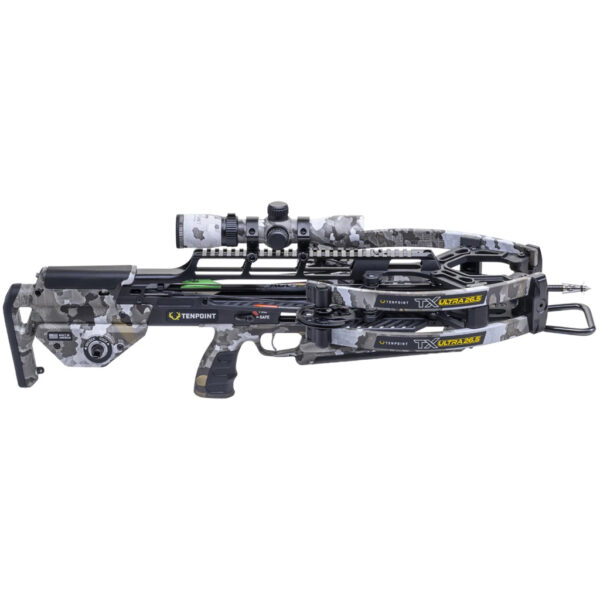 TenPoint TX Ultra 26.5 Crossbow Package ACUslide MAXX RangeMaster 100 Scope Vektra Camo