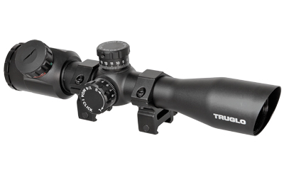 TRUGLO XTREME 4X32 MDOT IR RINGS BLK