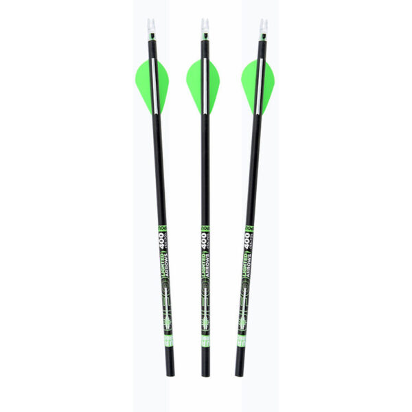 30-06 UFO Lighted Carbon Arrow Green 30 in. 400 3 pk.