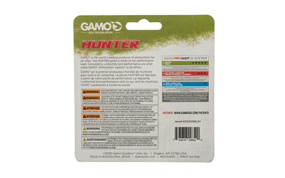 GAMO HUNTER ROUND NOSE 22CAL 250CT