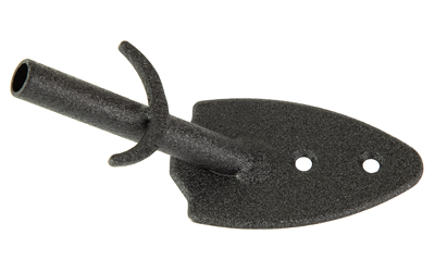 SKULL HOOKER FLUSH WALL MOUNT BLK