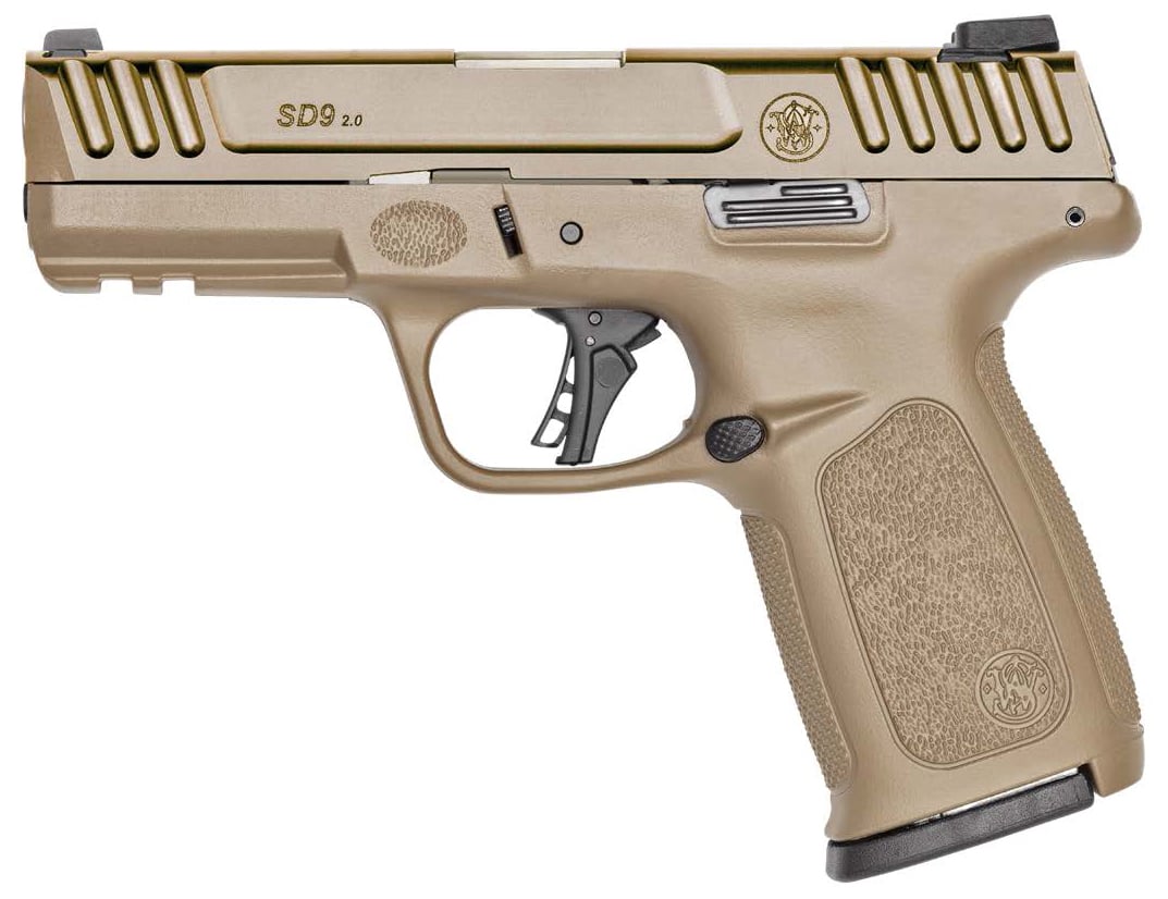 Sw Direct SW SD9 2.0 9MM 4 FDE W/EP3 PLUGS 16RD - Firearms Direct Club