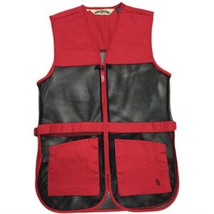 FULL MESH DUAL PAD SHOOTING VEST RED 2XL