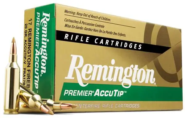 REMINGTON PRA17FB 17 REMINGTON FIREBALL 20GR ACCUTIP-V 20 RD/BX 10 BX/CS