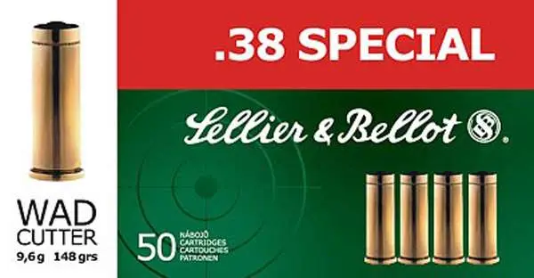 SELLIER & BELLOT 38SPC 148GR WC 50RD BOX 24 BOXES PER CASE