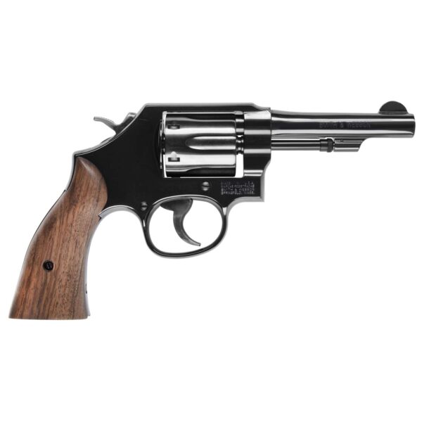 SMITH & WESSON MODEL 10 38SPL REVOLVER 4" BLACK/WOOD NO LOCK 6RD CA COMPLIANT