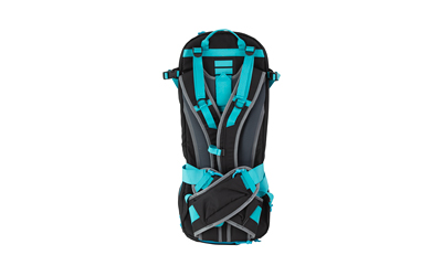 GGG APPARITION SOLID BLK W/CYAN ZIPS
