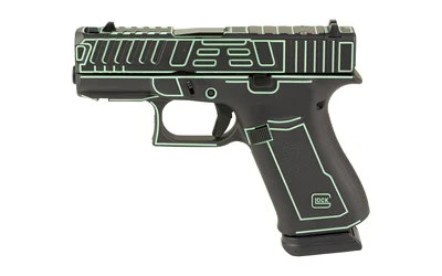 GLOCK 43X 9MM 15RD OUTLANDER BLUE