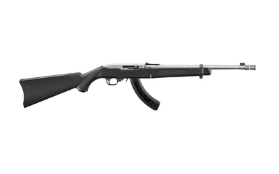 RUGER 10/22 BLK/SS TD 22LR 18.5"