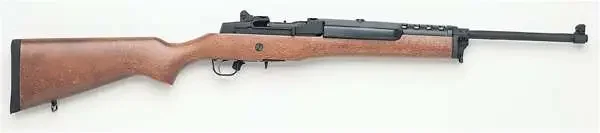 RUGER MINI-14 RANCH RIFLE 5.56 18.5" HARD WD STK 5RD