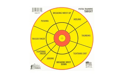 PROSHOT 12" BULLSEYE PISTOL TRNG 6PK