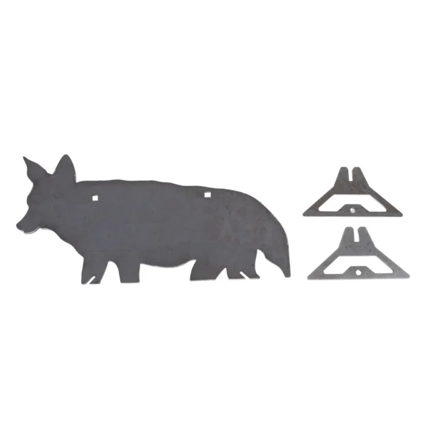 3/8" Steel AR500 Coyote Silhouette Target