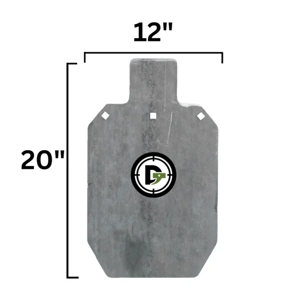 3/8" AR500 Silhouette Steel Target