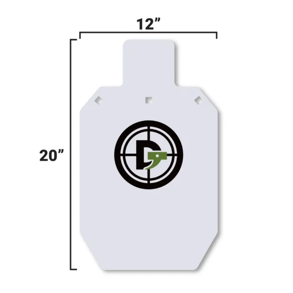 3/8" AR500 Silhouette Steel Target