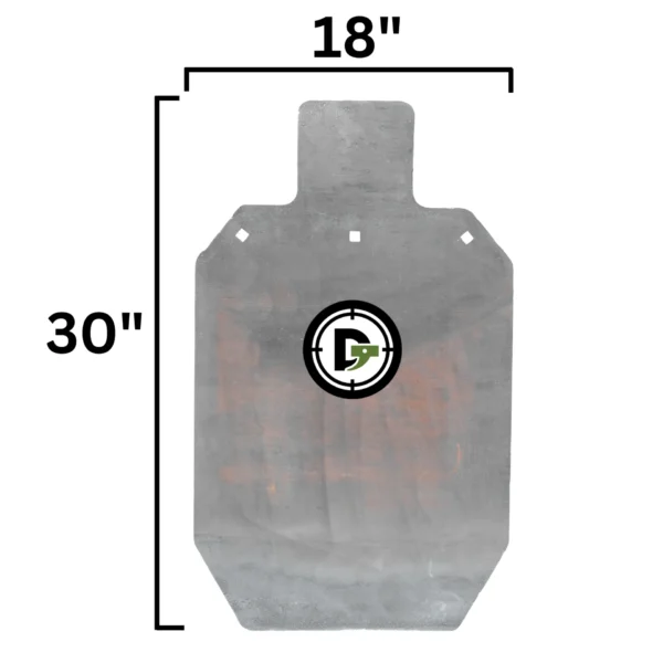 3/8" AR500 Silhouette Steel Target