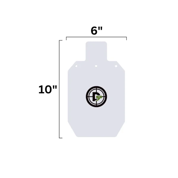 3/8" AR500 Silhouette Steel Target
