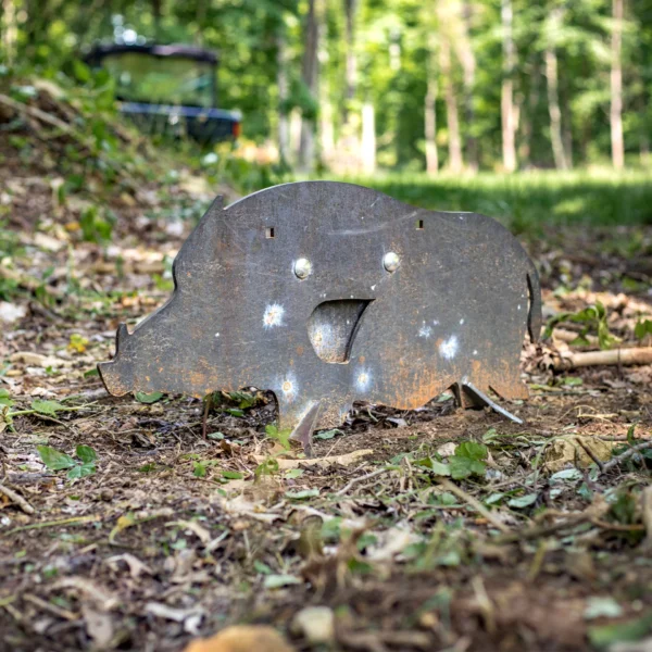 Hog/Boar Reactive AR500 Steel Target with Vital