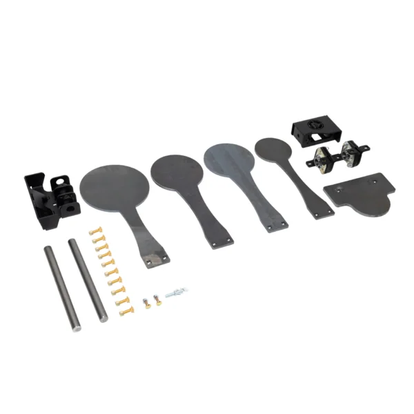 Dual Spinner 3/8" AR500 Reactive Steel Target