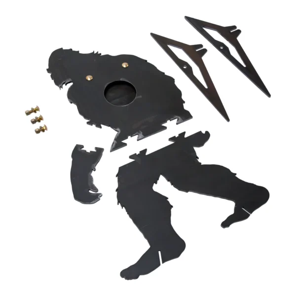 3' Sasquatch / Bigfoot Reactive Steel Target – 3/8" AR500