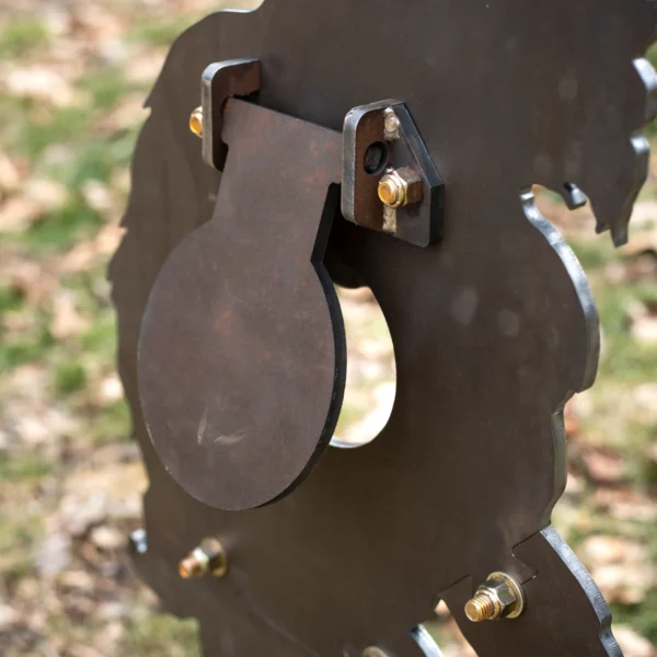 3' Sasquatch / Bigfoot Reactive Steel Target – 3/8" AR500