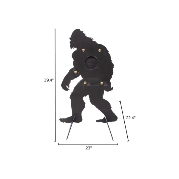 3' Sasquatch / Bigfoot Reactive Steel Target – 3/8" AR500