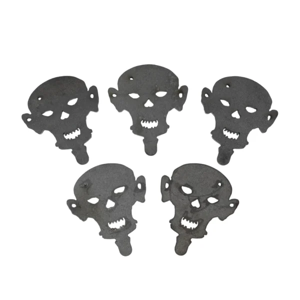 3/8" AR500 Zombie Paddles for Double Tap Ind. Texas Star Target - 6" or 8" (Set of 5)