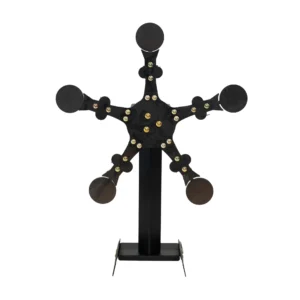 1/4" AR500 Rimfire Texas Star – 5 or 10 Paddle Reactive Target