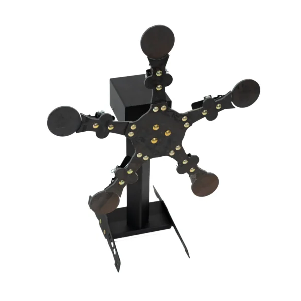 1/4" AR500 Rimfire Texas Star – 5 or 10 Paddle Reactive Target