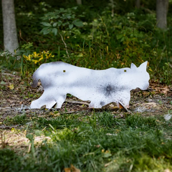3/8" AR500 Steel Bobcat Silhouette Target