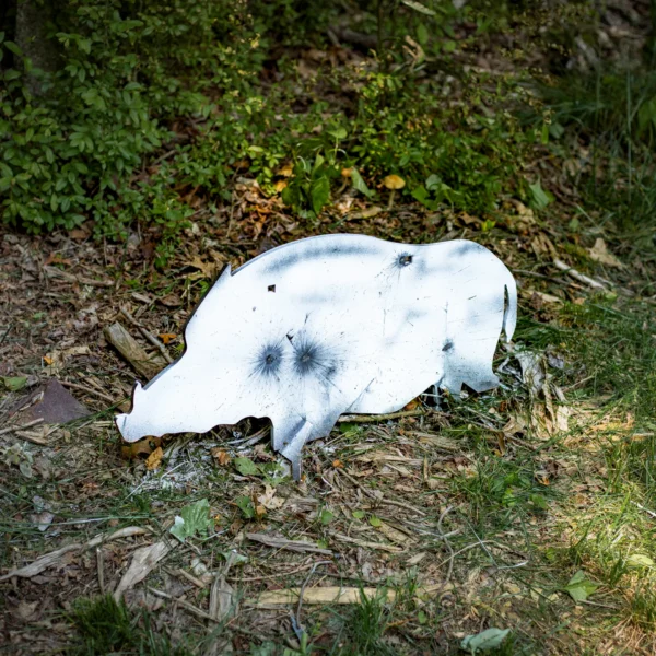 3/8" AR500 Steel Hog Silhouette Target