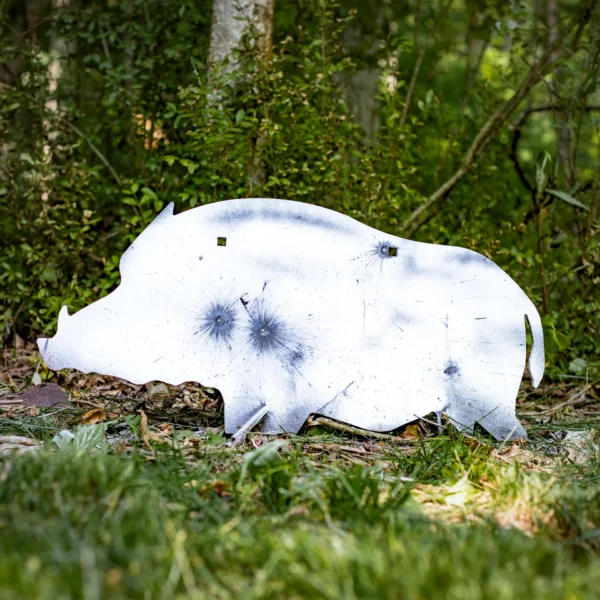 3/8" AR500 Steel Hog Silhouette Target