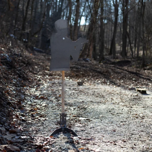 3/8" AR500 Steel Combatant Silhouette Target | Double Tap Industries