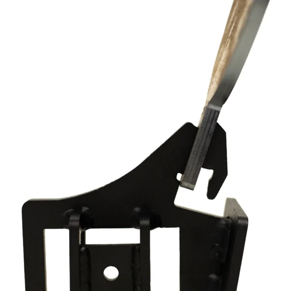 3/8" AR500 8" Knockdown Round Steel Target with Armored 2x4 Hanger