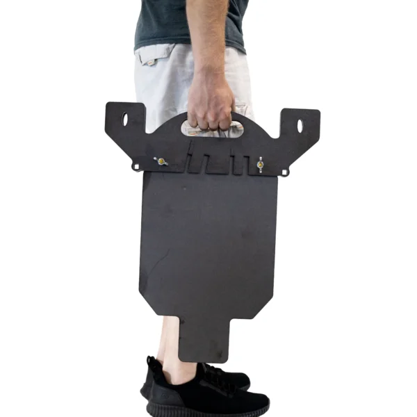 3/8" AR500 Silhouette Target with Modular Base
