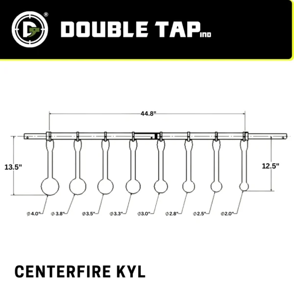 3/8" AR500 Steel KYL Centerfire Target Package – Know Your Limits