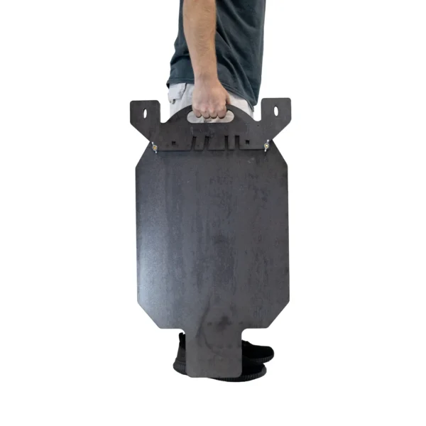 3/8" AR500 Silhouette Target with Modular Base