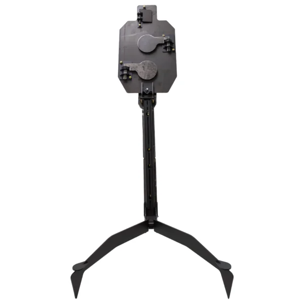 3/8” AR500 Triple Threat Reactive Steel Target | Self-Resetting Multi-Paddle Target