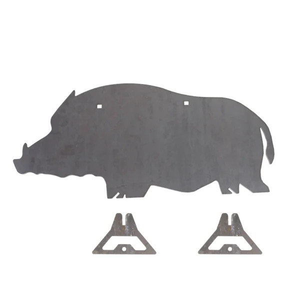 3/8" AR500 Steel Hog Silhouette Target